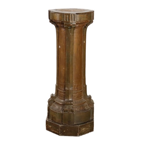 Säule terrakotta italien - -,
